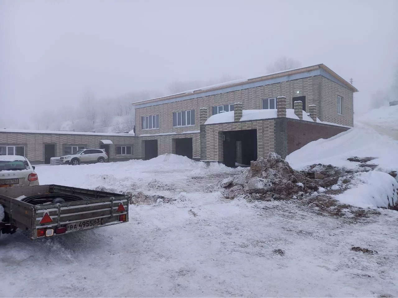 Газгольдер для бокса спецтехники