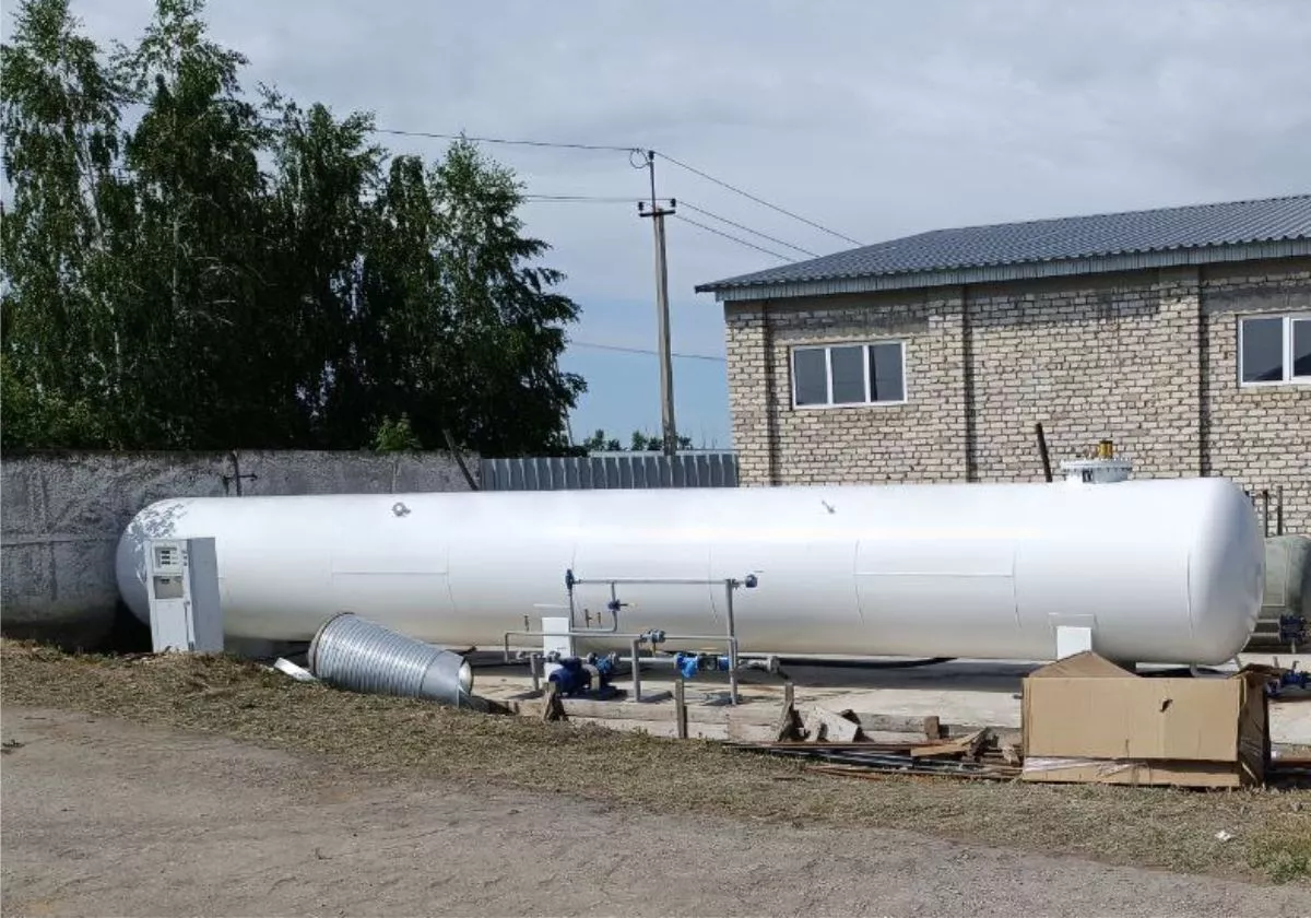 Система автономного газоснабжения с автомобильной колонкой